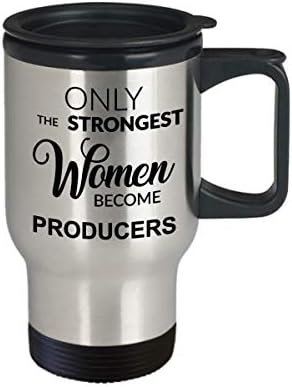 Hollywood & Twine Video Video Film מתנות לנשים רק החזקות ביותר הופכות להיות מפיקות ספל נירוסטה כוס קפה נסיעות מבודדות