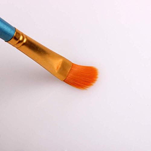 10 עט וו רב -פונקציונלי של צמר ניילון, קוטב כחול פנינה, מברשת צביעת שמן צבעי מים, 10 סטים
