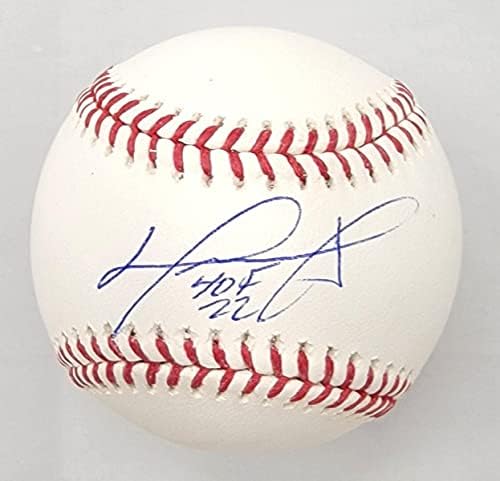 דייוויד אורטיז חתימה בוסטון רד סוקס MLB בייסבול W/HOF 22 בקט היה עד - כדורי בייסבול עם חתימה