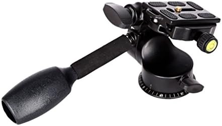 MORJAVA MJ-08 מקצועי 3-כיווני חצובה ראש ראש כדור DSLR מצלמת מצלמת מתכת נעל חמה עם צלחת שחרור מהירה 1/4 '' בורג מקסימום עומס 5 קג שחור