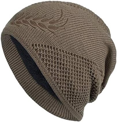 סקאלי נשים שמנמן חורף בבאגי רפוי חם גדול נמתח כובע גברים טרנדי בייסבול כובעי גברים חום כובע