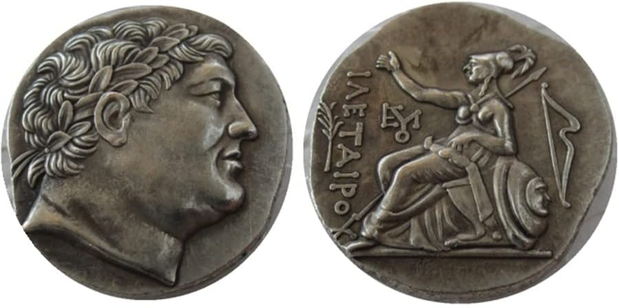 דולר כסף מטבע יווני עתיק עותק זר מטבע זיכרון מצופה כסף G17s
