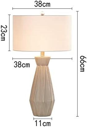 ZXB-SHOP משרד חדר מנורת שולחן מנורות שולחן בית משטח מנורת שולחן מיטה עם פשתן צלל שרף בסיס שידה מנורת לחדר שינה בסלון, 2 צבעים מנורת שולחן