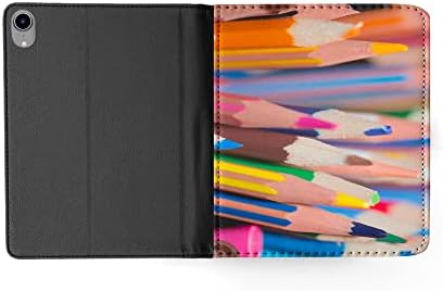 עפרונות צבעוניים של קשת מס '2 כיסוי מארז טאבלט פליפ עבור Apple iPad Mini