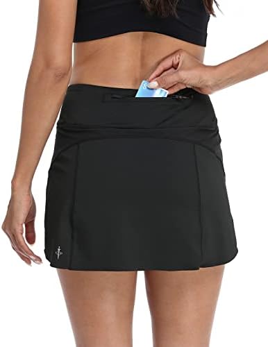 חצאית Skorts Athletic Skorts של LRD עם Pockets Golf Skort לריצת טניס