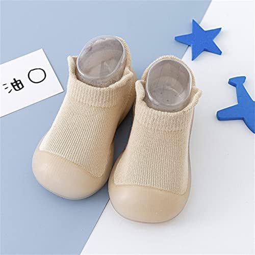 גרביים שלל עם אחיזות נעלי ספורט תינוקות פעוט נעלי הליכה ראשונות ילדים כותנה נעלי הליכה ראשונות נגד החלקה