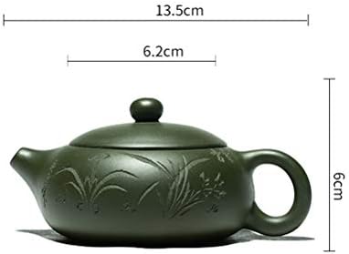 Wionc Kung Fu תה תה סיר סיר סגול חרסית קומקום קומקום קומקום בעבודת יד מתנות ערכת תה 170 מל