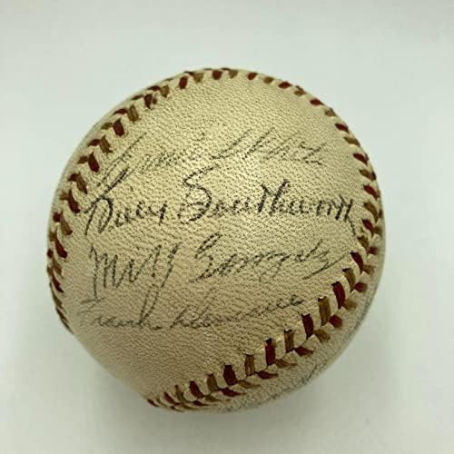 1943 קבוצת סנט לואיס קרדינלס חתמה על הבייסבול הלאומי בייסבול PSA DNA COA - כדורי בייסבול עם חתימה