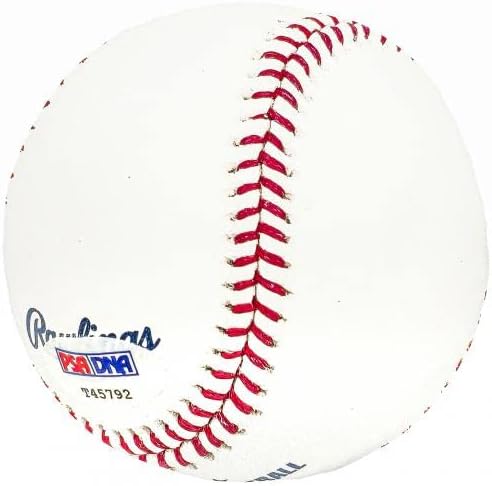 ארני בנקס חרטה על חתימה רשמית MLB בייסבול שיקגו קאבס HOF 77 PSA/DNA T45792 - כדורי בייסבול עם חתימה