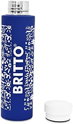 רומרו בריטו 25oz בקבוק מים מבודד, נירוסטה, 'גרפיטי כחול'