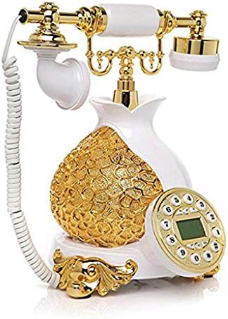 SJYDQ קווי קווי קבוע ， עיצוב טלפון עתיק אופנה ישנה עתיקה, מערכת תפאורה טלפונית למשרד ביתי