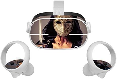 AMALA NAIDU המפורסם Team Music Oculus Quest 2 VR אוזניות ועור בקר, עור מדבקות ויניל לאוזניות ובקר VR, אביזרי מגן על מציאות מדומה