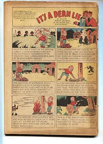 קומיקס הרפתקאות חדש 12-1937-נדיר של גיל הזהב-גיליון ראשון-ללא כיסוי