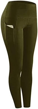 חותלות אימון לנשים פלוס מכנסי טרנינג כושר ספורט בגודל מותניים גבוהים מכנסי יוגה עם כיסים לנשים
