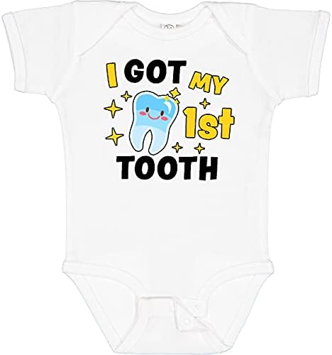 אינקטסטי קיבלתי את השן הראשונה שלי עם שן חמודה לתינוק גוף גוף