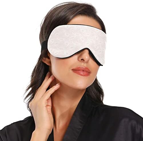 מסכת שינה של מרקם אופנה מודרני לנשים גברים חלקה אור נוח חוסם מסכת עיניים לילה כיסוי עיניים עם רצועה מתכווננת לטיולים משמרת שינה