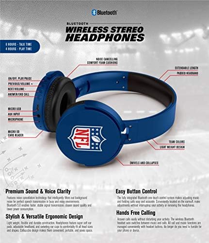 SoAR NFL אוזניות Bluetooth אלחוטיות