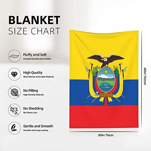דגל QG ZZX של שמיכת תינוקות אקוודור לבנים שמיכת שמיכת עריסה שמיכה