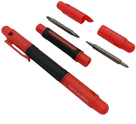 חלקי כלים 4in1 מברג כיס סגסוגת 66-344 w/שתי חתיכות כפולות עט עט.