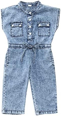 בנות פעוטות ללא שרוולים מוצקות 1 חתיכות רומפר ילדים בגדי סרבל בגדים תינוקת 9-12 חודשים