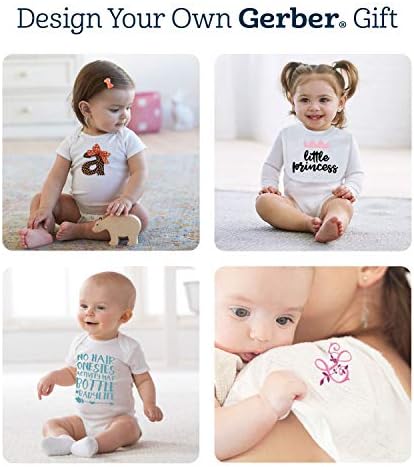 גרבר יוניסקס - תינוק 5-מארז מוצק בגדי גוף