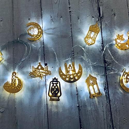 עיד אורות מיתר רמדאן מוסלמים, LED איסלאם רמדאן פנס צורה צורה אור מיתר, עיד מובארק מוט חוט אורות מיתר אורות