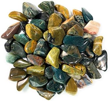 אבני חן מהפנטות חומרים: 3 קילוגרמים נפלו אבני ג'ספר ים ממדגסקר - קטן - 0.75 לממוצע 1.5. - סלעים מלוטשים מרהיבים למלאכות, אמנות, עיצוב