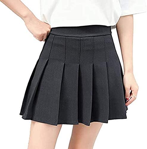בנות מזדמן מותניים מזדמנים מחליקים קפלים טניס חצאית בית ספר אחיד מיני מחליק חצאיות פעילות