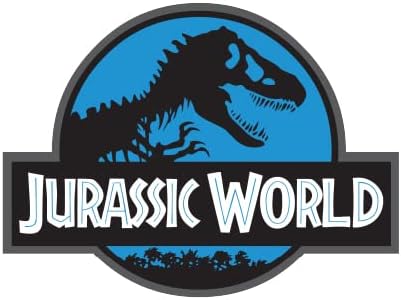 Jurassc Dinosaur World World Safari Park מדבקות מדבקות ויניל עמיד למים מדבקות למחשב נייד, פגוש, בקבוקים, מחשב, טלפון, מדבקות 6 אינץ 'Jurassic_14