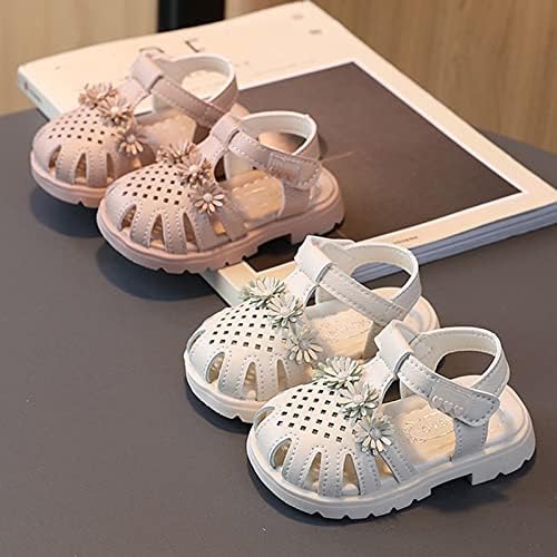סנדלי תינוקות אופנה נעלי הליכה רכות שטוחות תחתית רכה תחתית סנדלי הליכה תינוקת נעליים מזדמנים