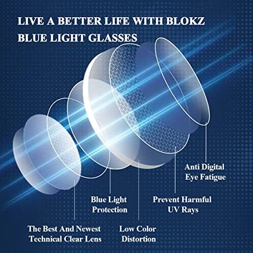זני כחול אור חסימת קריאת משקפיים לנשים וגברים