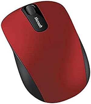 עכבר נייד של מיקרוסופט בלוטות ' 3600-אדום כהה. עיצוב נוח, שימוש ביד ימין / שמאל, גלגל גלילה 4 כיווני, עכבר בלוטות ' אלחוטי למחשב / מחשב